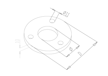 Bases Plates - Model 1200 CAD Drawing